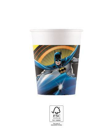 Procos Kelímky papírové EKO - Batman 200 ml/8 ks