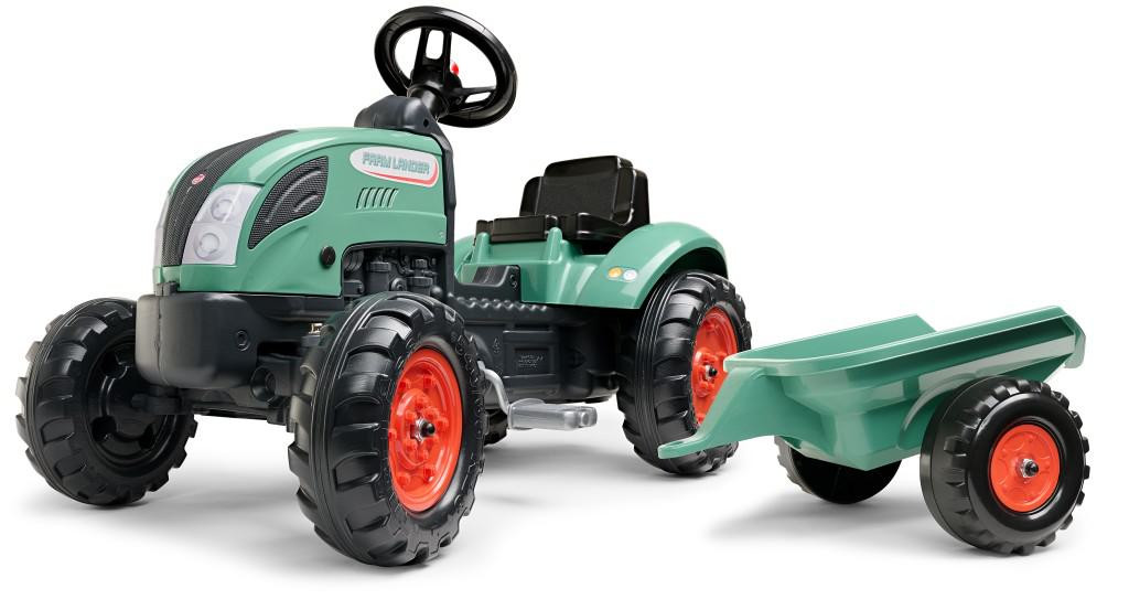 Alltoys Falk Traktor šlapací farmářský tmavě zelený Vintage