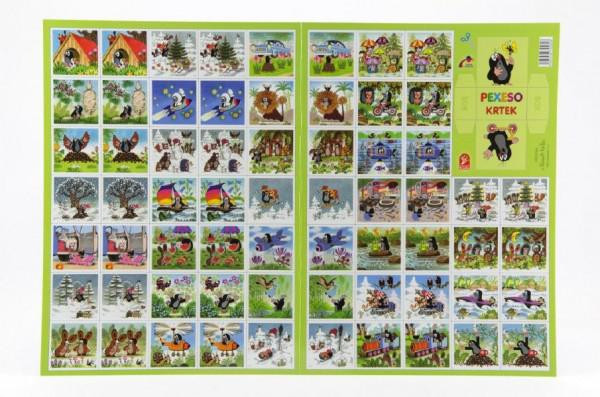Akim Pexeso Krtek papírové společenská hra 32 obrázkových dvojic