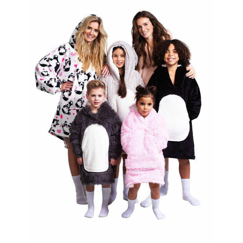Cozy Noxxiez Hřejivá televizní mikinová deka s kapucí pro děti 3 - 6 let
