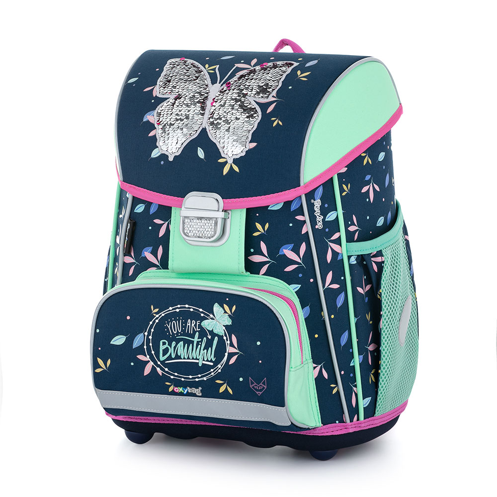 Karton P+P Školní batoh Premium Motýl