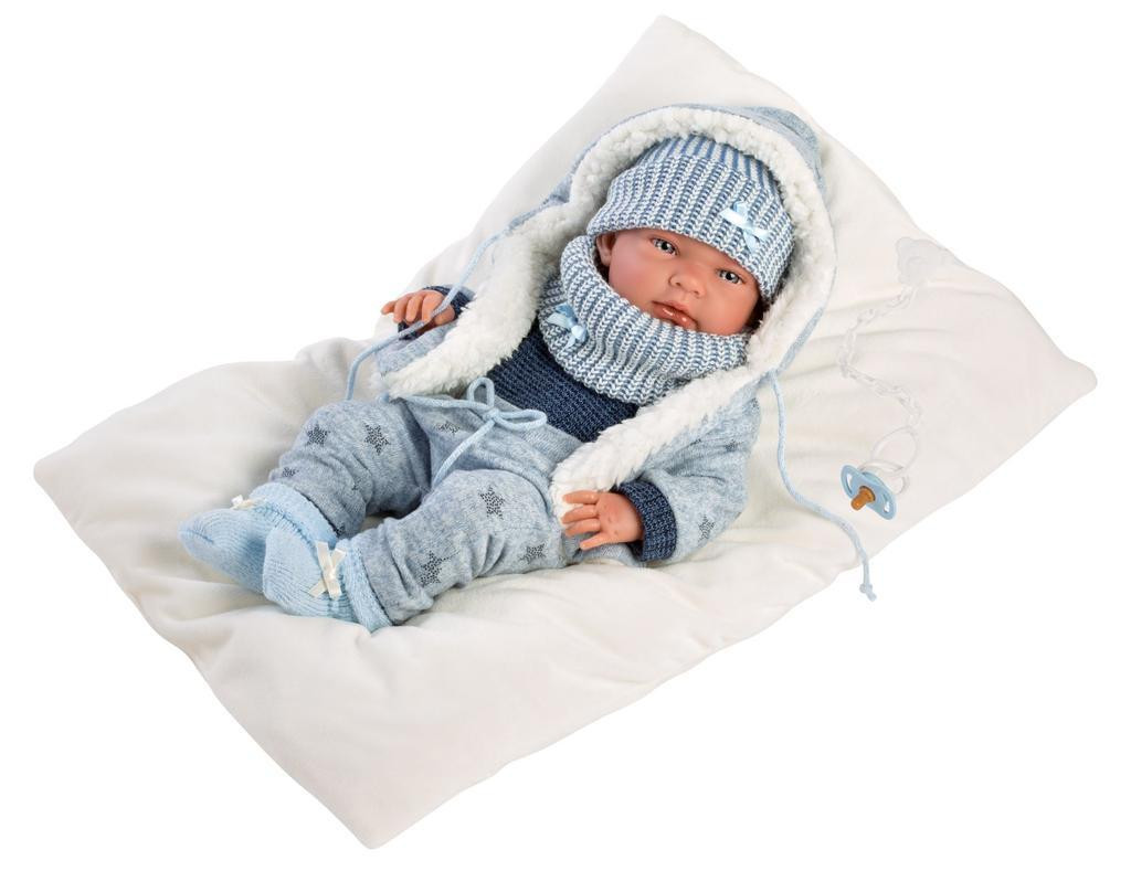 Llorens New Born chlapeček 73881 - realistická panenka miminko - 40 cm