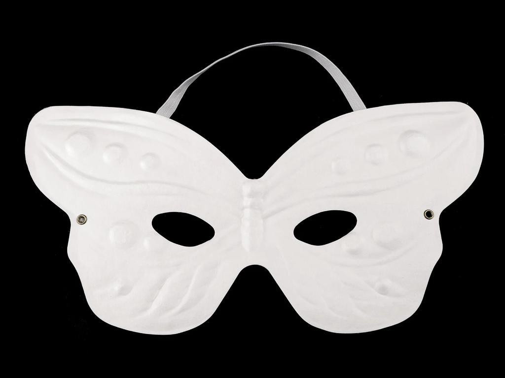 Stoklasa Karnevalová maska - škraboška k domalování motýl