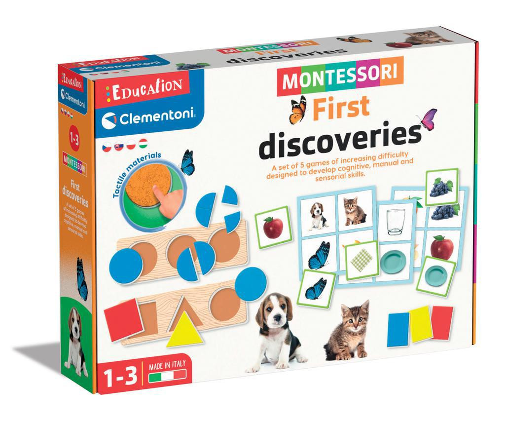 Clementoni Montessori - první objevy 6 her