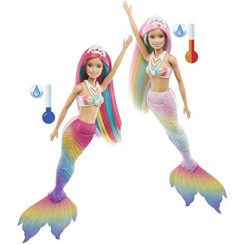 Mattel Barbie Duhová mořská panna GTF89