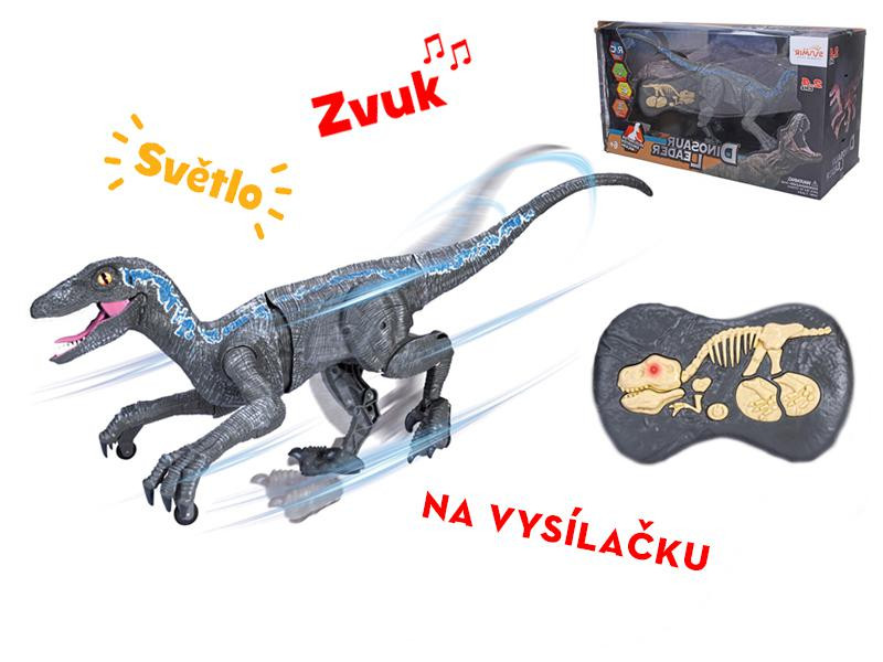 Wiky R/C dinosaurus 45 cm 2,4GHz se světlem a zvukem