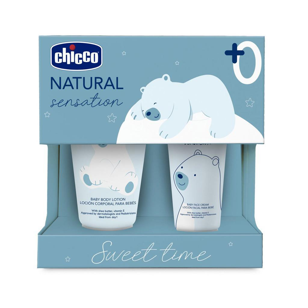 Chicco Set dárkový kosmetický Natural Sensation - Sweet Time 0 m+
