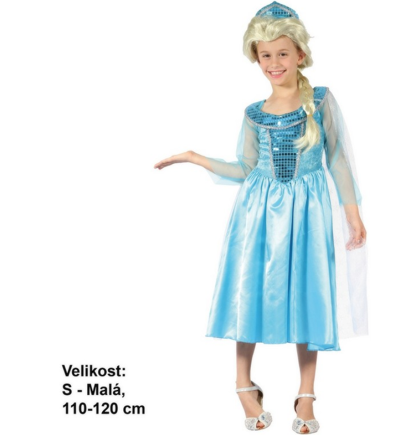 MADE Kostým na karneval - Ledová princezna, 110-120 cm