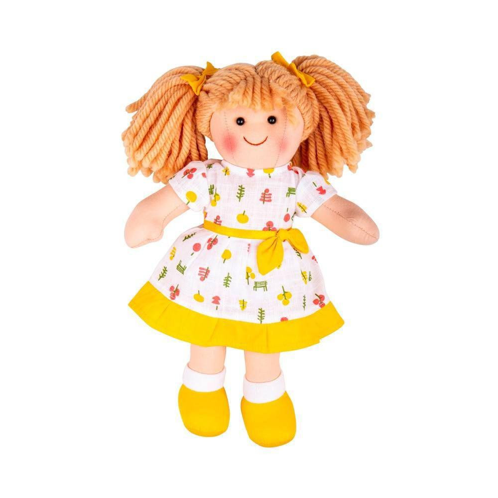 Bigjigs Toys Látková panenka Zoe 28 cm