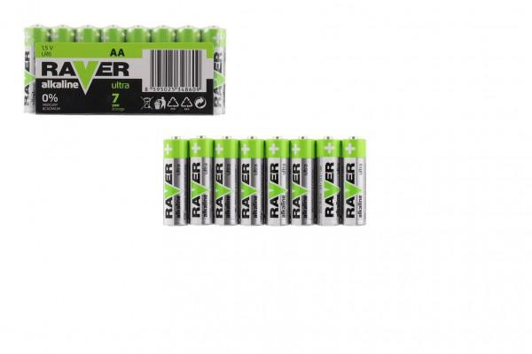 Teddies Baterie LR03/AAA 1,5 V alkaline ultra RAVER 8ks
