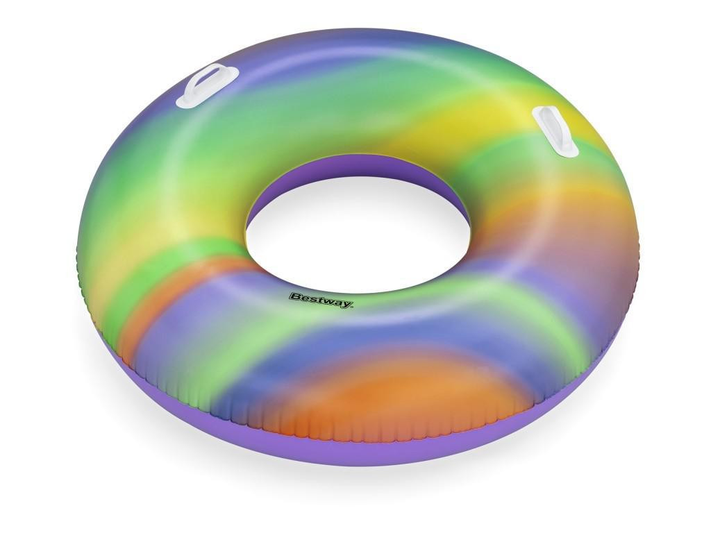 Bestway Kruh Rainbow Swim Tube 119 cm