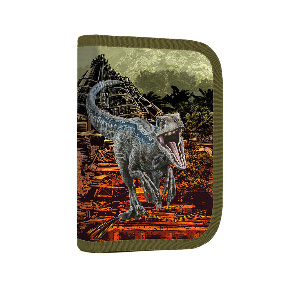 Karton P+P Penál 1 p. 2 chlopně, prázdný Jurassic World Raptor