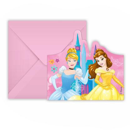 Procos Pozvánky a obálky Princezny Disney 6 ks