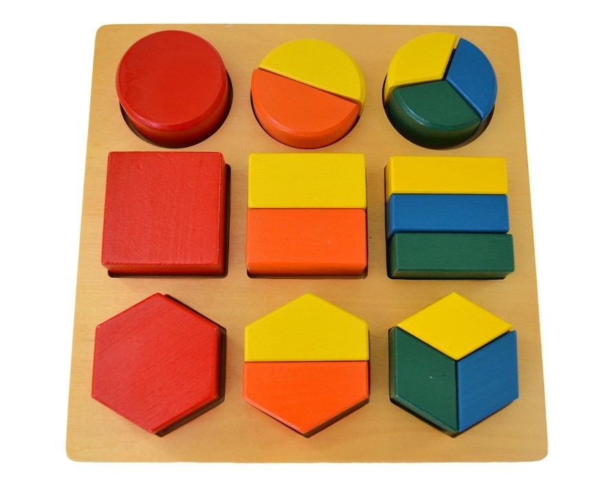 Moyo Montessori Geometrický tác