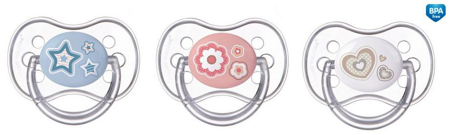 Canpol babies Šidítko 18m+ silikonové symetrické Newborn Baby