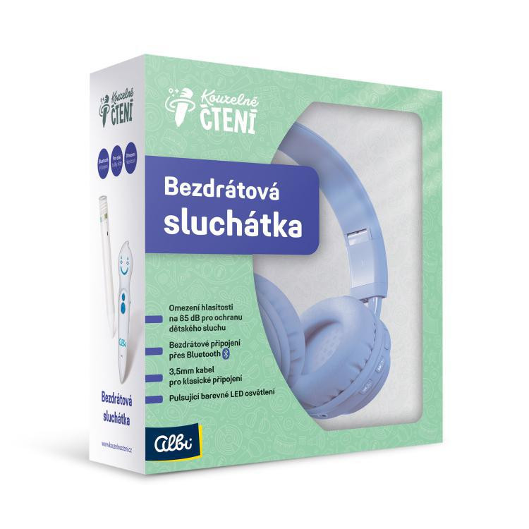 Albi Kouzelné čtení - Bezdrátová sluchátka (modrá)