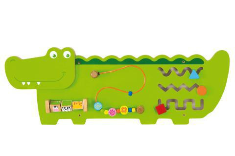 Viga Dřevěná nástěnná hra - krokodýl
