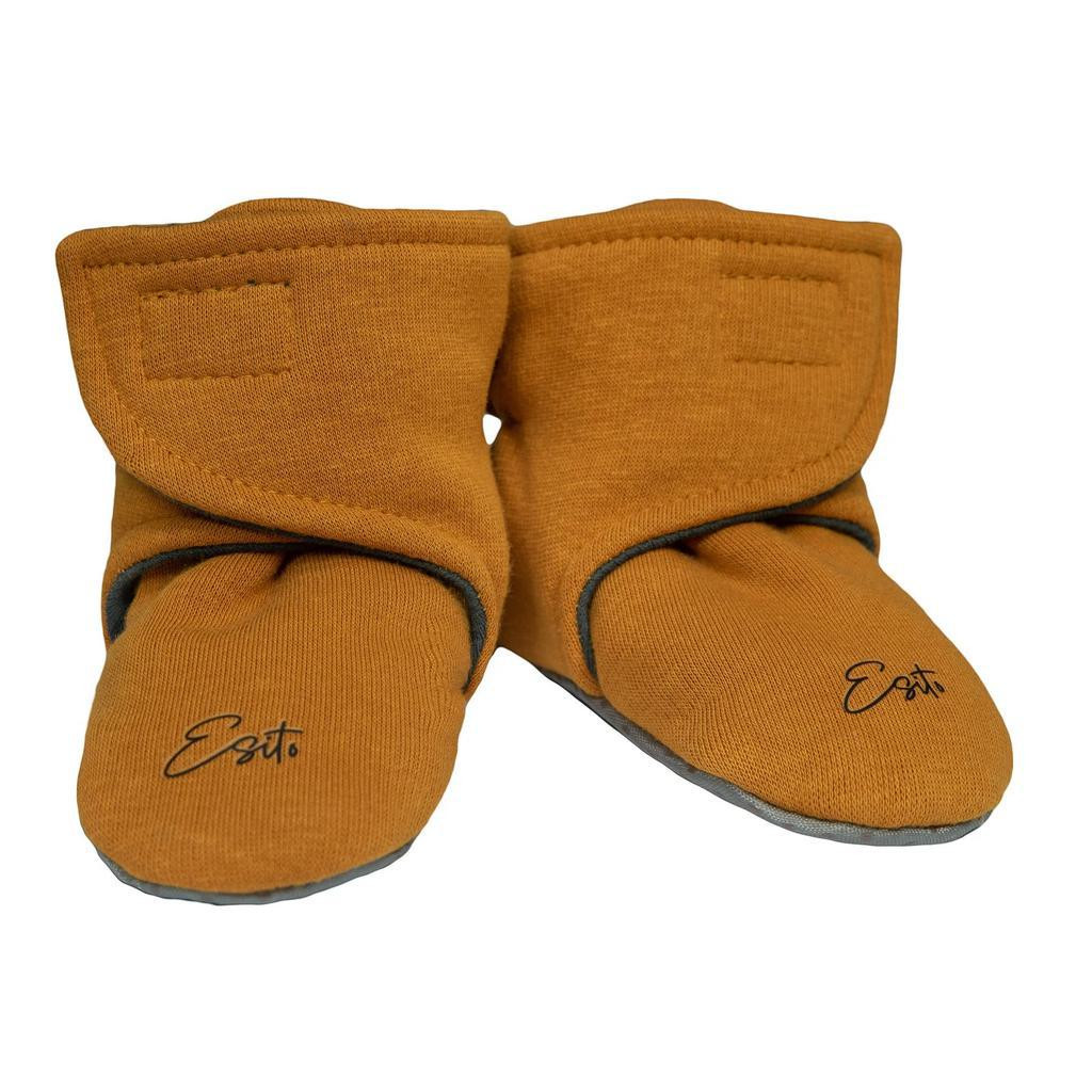 ESITO Capáčky barefoot Warmkeeper Antique gold okrová