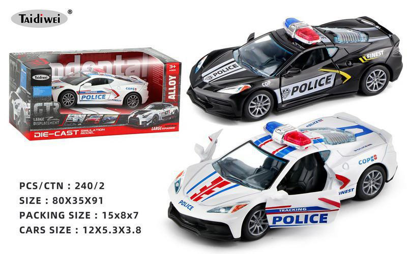 Wiky Auto policejní kovové 12 cm