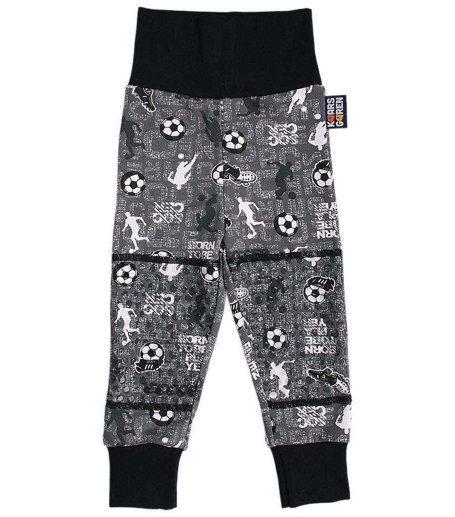 Kaarsgaren Protiskluzové kalhoty pro děti na lezení bavlna fotbal šedý