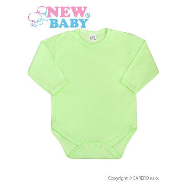 NEW BABY Kojenecké body celorozepínací New Baby Classic Zelené