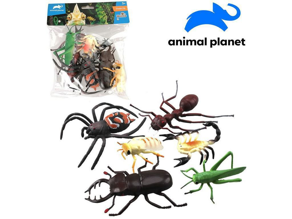 Animal Planet Zvířátka hmyz, 6 ks, 10 cm