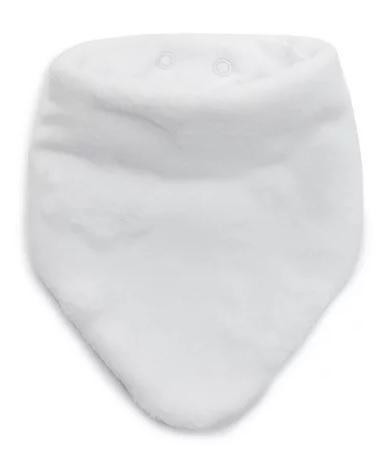 ESITO Šátek na krk Mikroplyš White star podšitý bavlnou vel. 0 - 3 roky bílá
