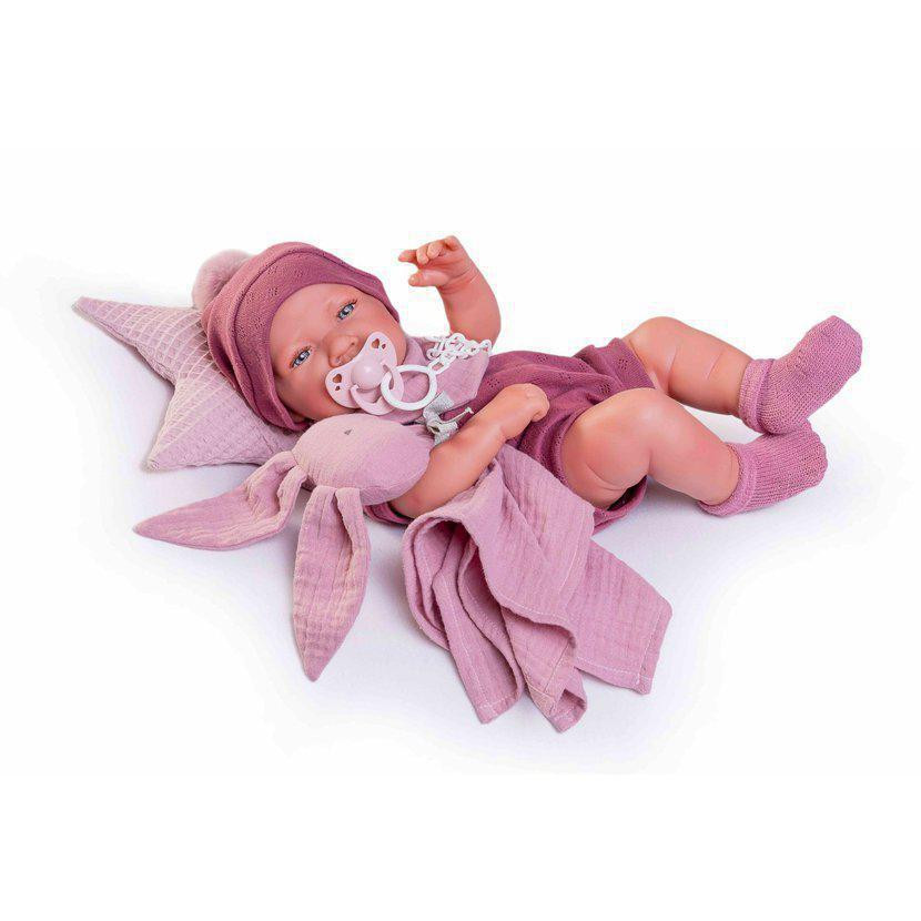 Antonio Juan NACIDA 50269 - Realistická panenka miminko s celovinylovým tělem 42 cm