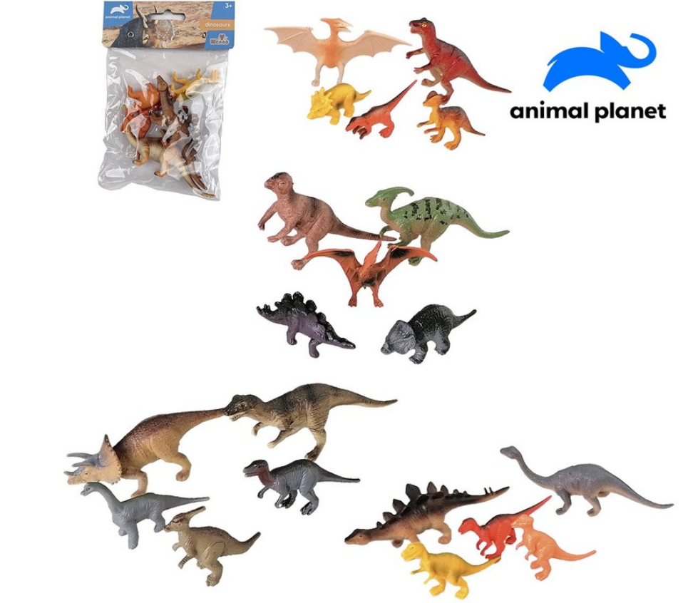 Animal Planet Zvířátka dinosauři, 5 ks, 12,2 cm