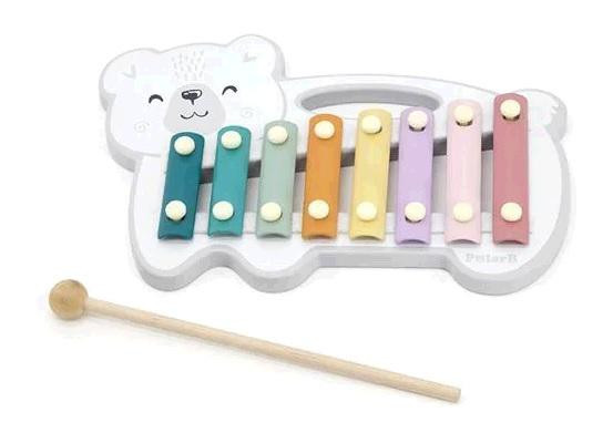 Viga Dřevěný xylofon - polární medvěd