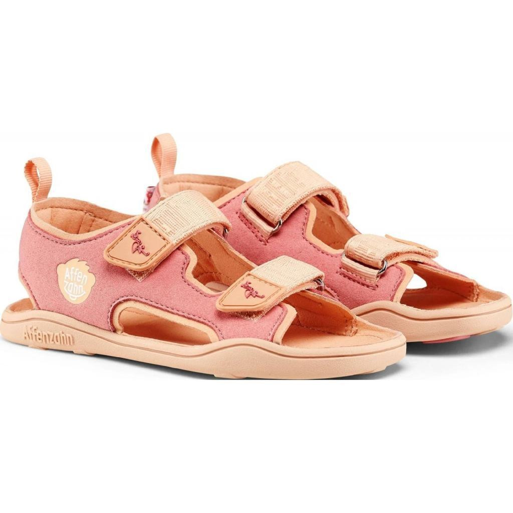 Affenzahn Dětské barefoot sandály Sandal vegan airy Flamingo vel 24