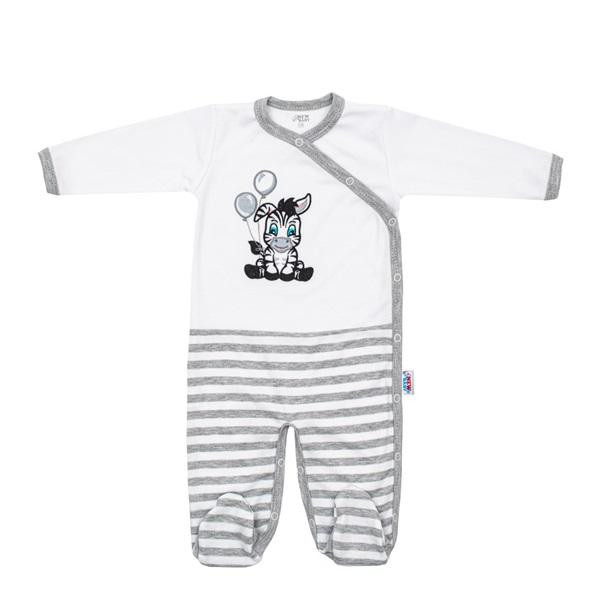NEW BABY Kojenecký bavlněný overal New Baby Zebra exclusive