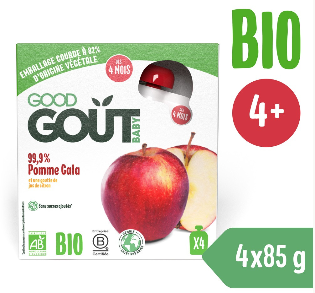 Good Gout Bio Jablko 4x 85 g