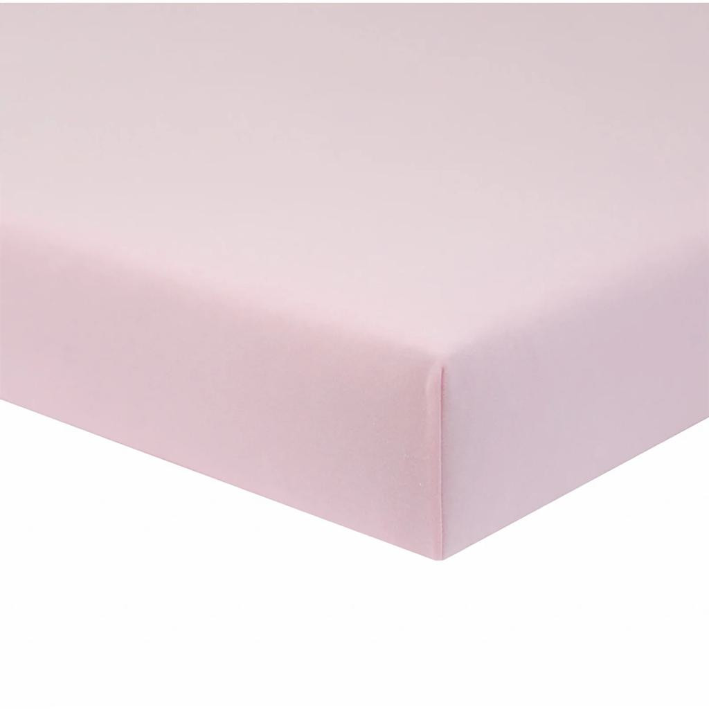 ESITO Prostěradlo do postýlky Zája Delicate pink jednobarevné 60 x 120 cm