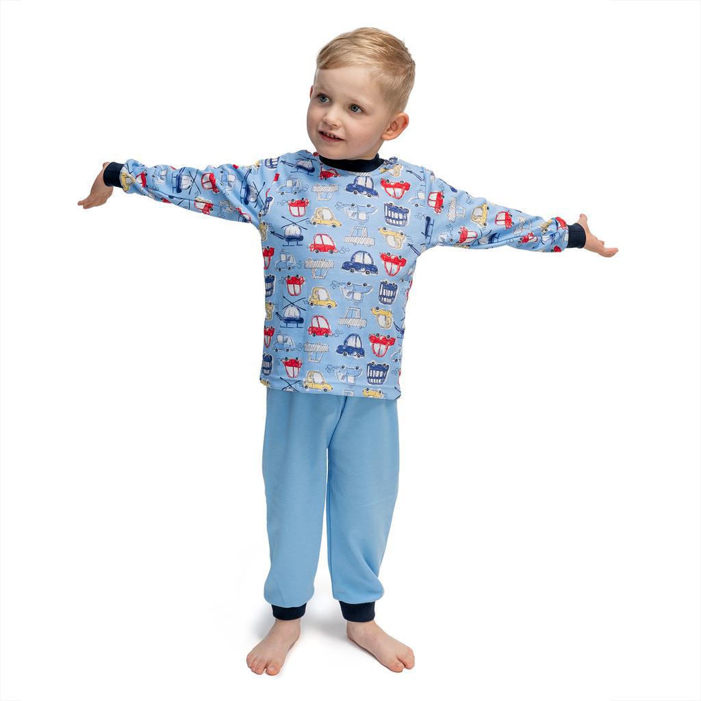 ESITO Chlapecké dětské pyžamo Auto Blue