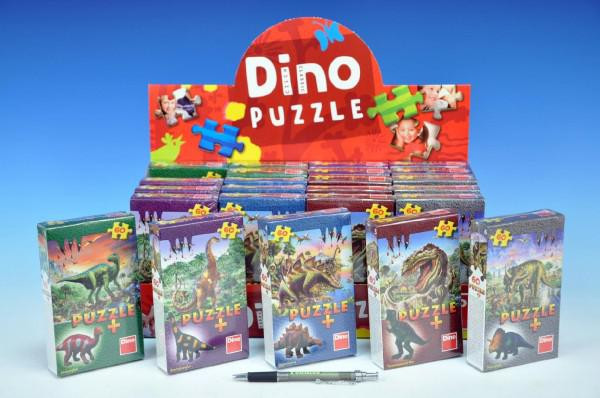 Dino Puzzle Dinosauři 60 dílků+figurka v krabičce