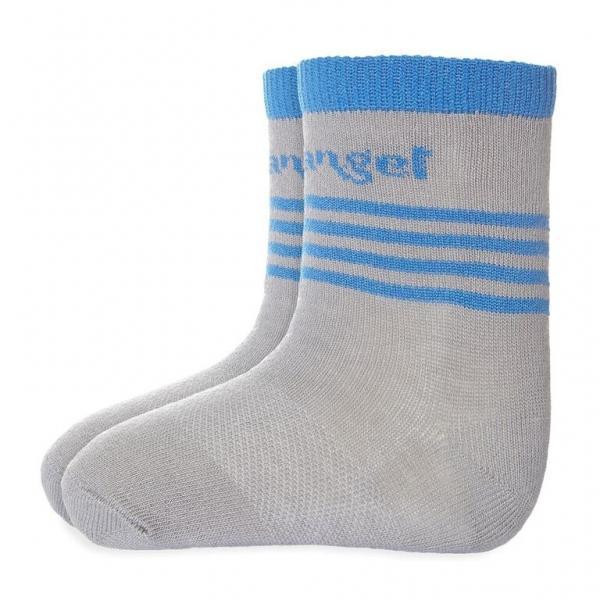 Little Angel (DITA) Ponožky s protiskluzem Outlast® Tm.šedá/modrá