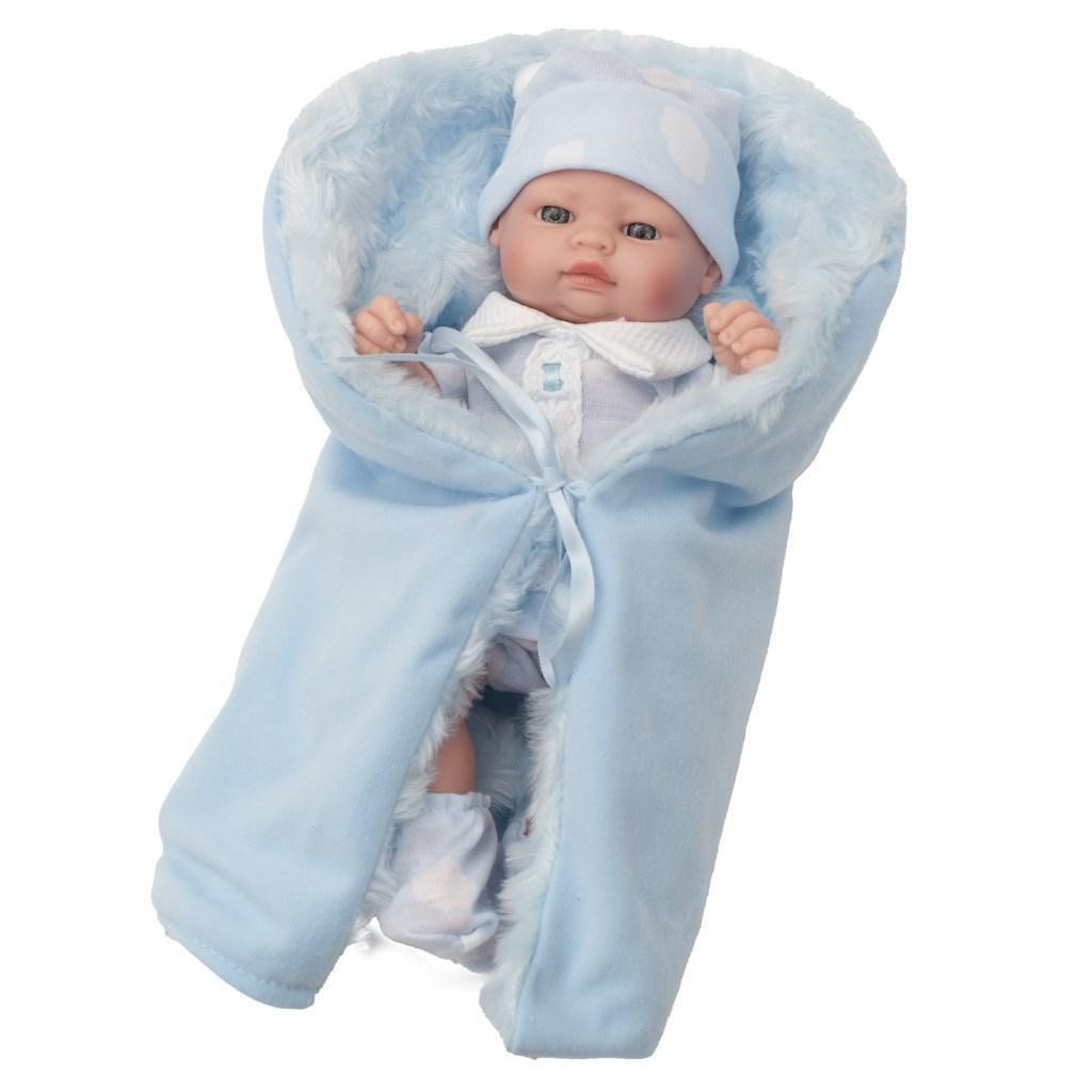 Berbesa Luxusní dětská panenka - miminko chlapeček Alex 28 cm