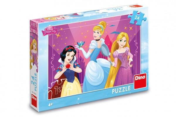 Dino Puzzle Disney Odvážné princezny 24 dílků 26 x 18 cm