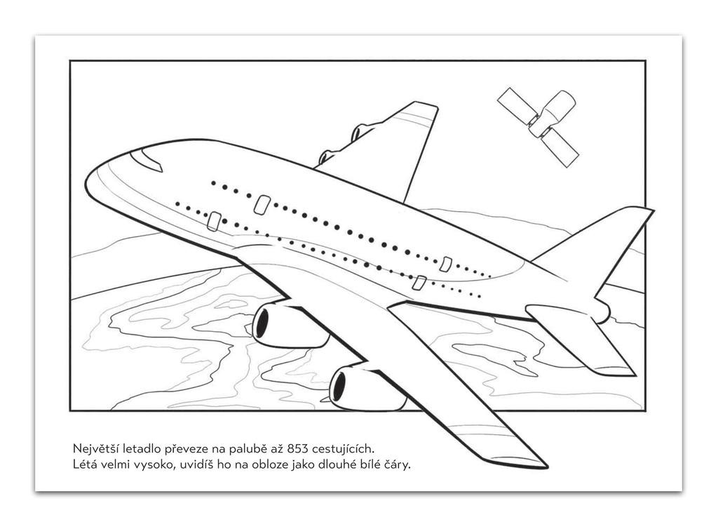 Kresli.to Letecké omalovánky - Naše letadla