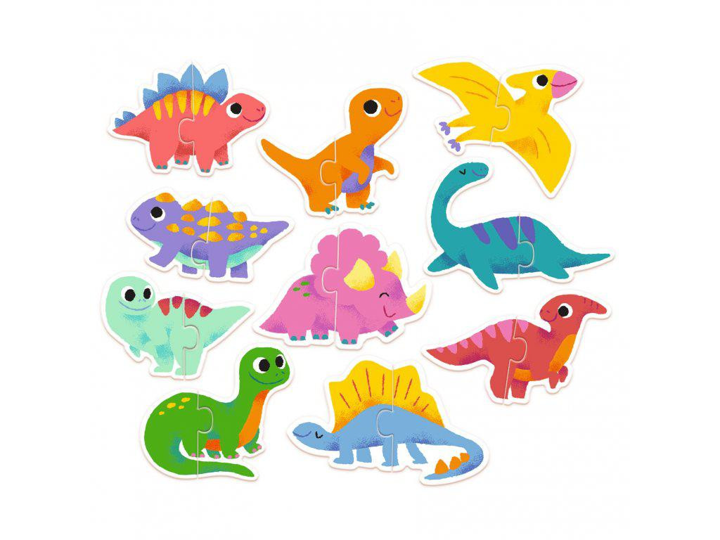 Djeco Duo puzzle Dinos