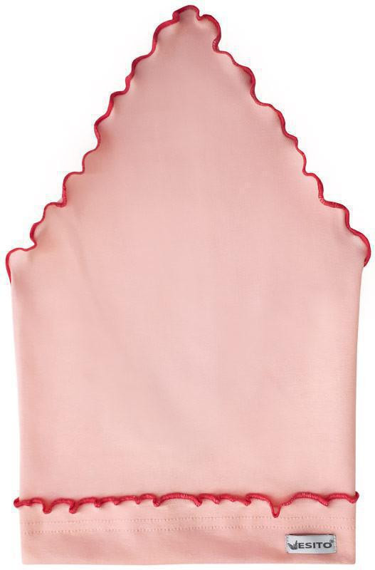 ESITO Dívčí šátek jednobarevný růžová
