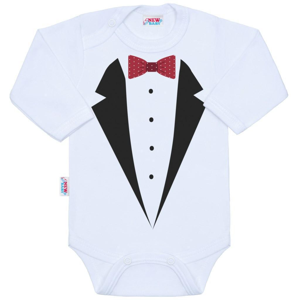 NEW BABY Body s potiskem New Baby smoking