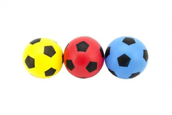 Teddies Míček fotbal guma 12cm mix barev v síťce