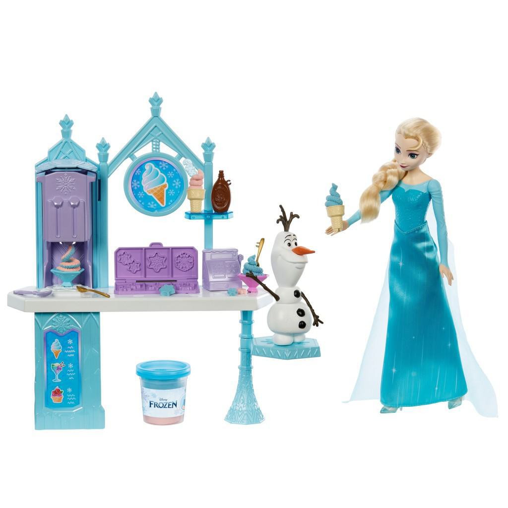 Mattel Ledové království zmrzlinový stánek s Elsou a Olafem