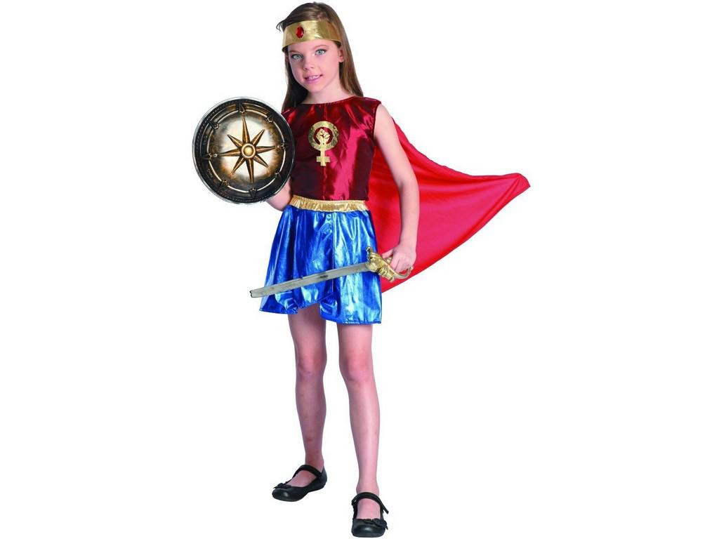 MADE Kostým na karneval - hrdinka, 120 - 130 cm