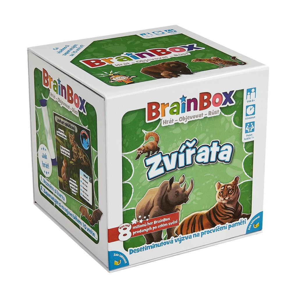 GreenBoardGames BrainBox CZ - zvířata