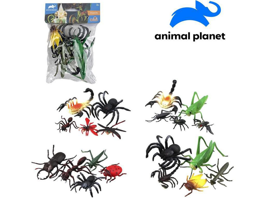 Animal Planet Zvířátka hmyz, 5 ks, 6 cm