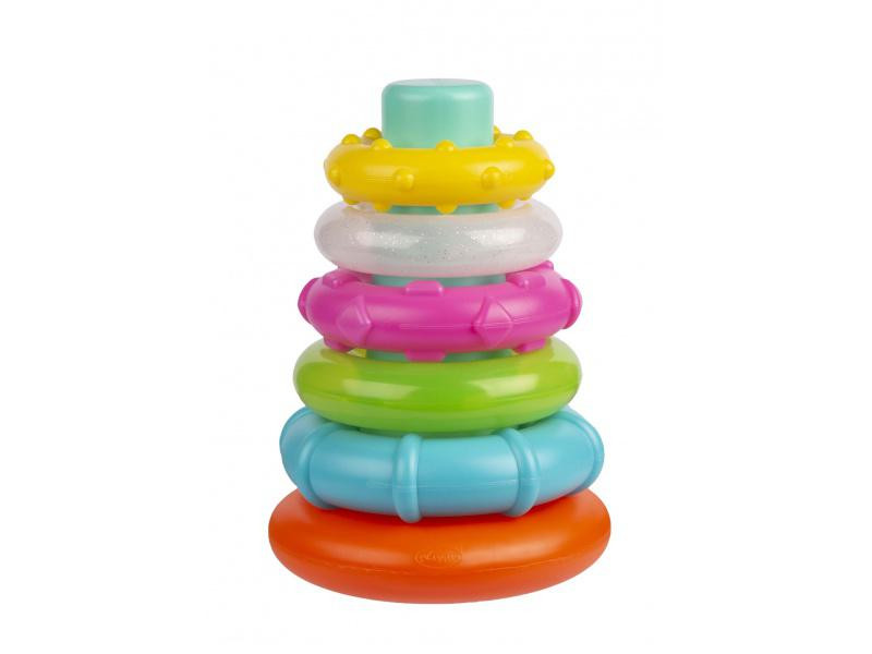 Playgro Plastové navlékací kroužky pastelové