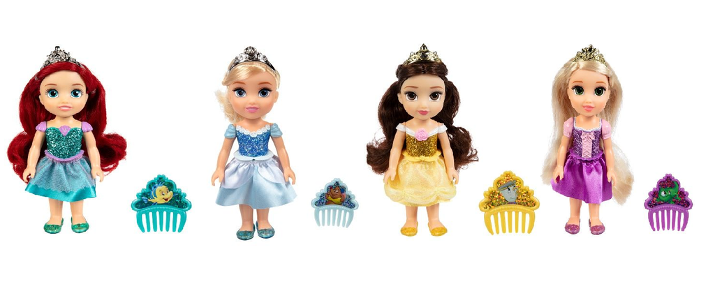 Jakks Pacific Disney Princess Panenka s hřebenem 15 cm